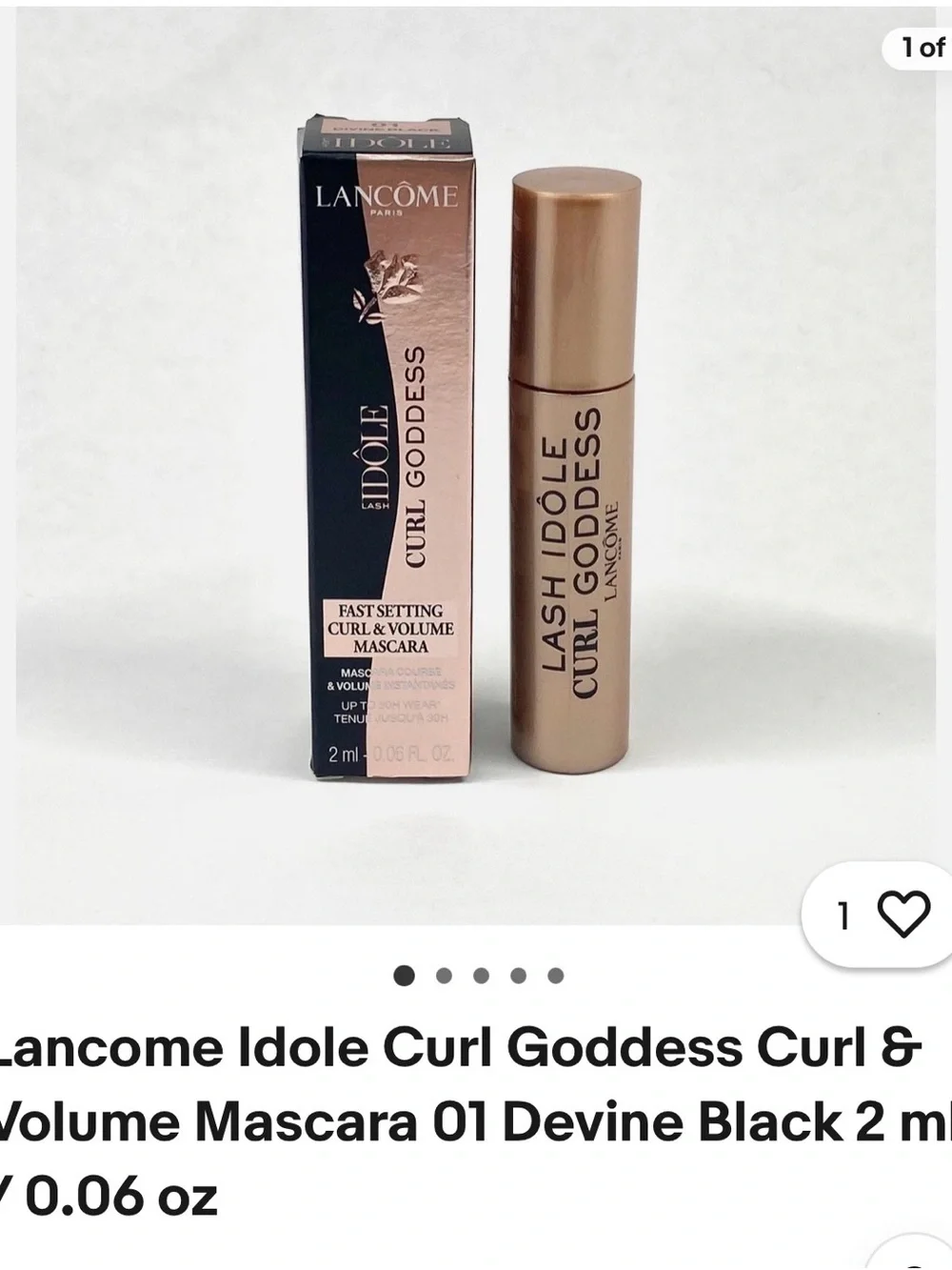 Lancôme Lash Idôle Curl Goddess Mascara